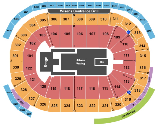 Rogers Arena Seating Chart: Invictus Games