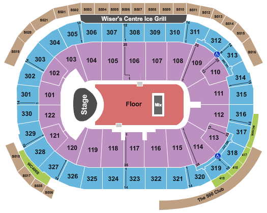 Rogers Arena Seating Chart: Kacey Musgraves
