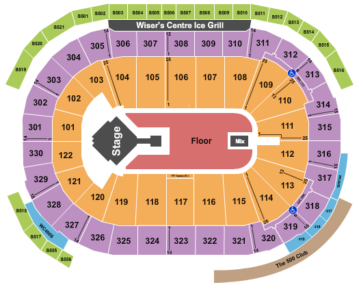 Rogers Arena Seating Chart: Keshi