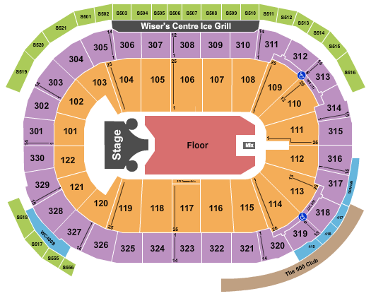 Rogers Arena Seating Chart: Missy Elliott