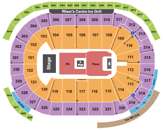 Rogers Arena Seating Chart: Nine Inch Nails