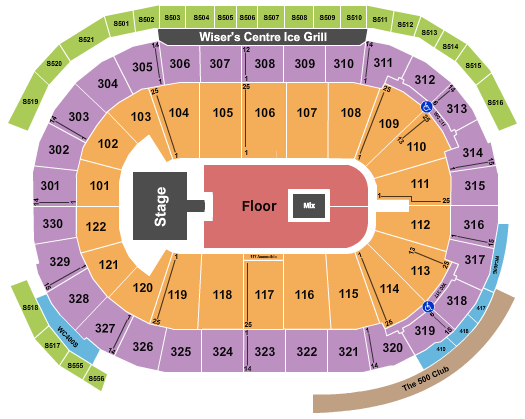Rogers Arena Seating Chart: Papa Roach