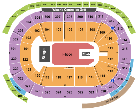 Rogers Arena Seating Chart: Pentatonix