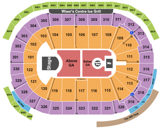 Rogers Arena Seating Chart: Phoebe Bridgers