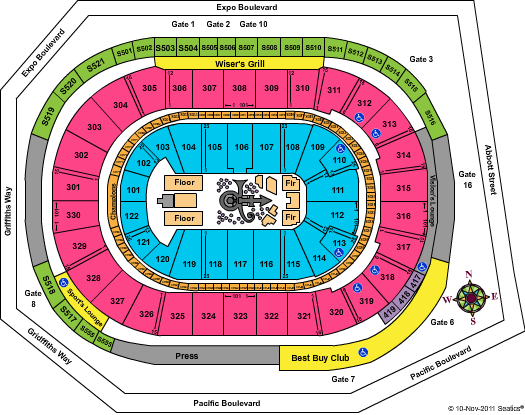 Rogers Arena Seating Chart