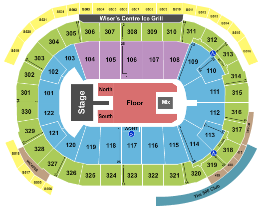 Rogers Arena Seating Chart: Shawn Mendes