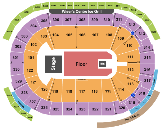 Rogers Arena Seating Chart: Snoop Dog