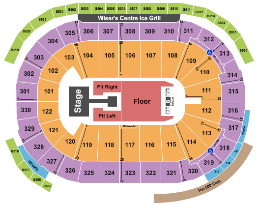 Rogers Arena Seating Chart: sombr