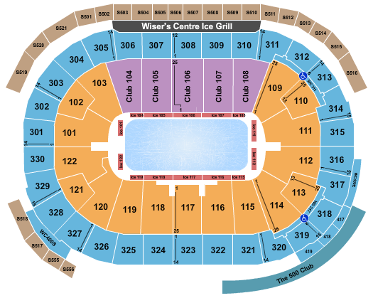 Rogers Arena Seating Chart: Stars On Ice 2