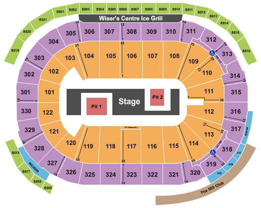 Rogers Arena Seating Chart: TWICE