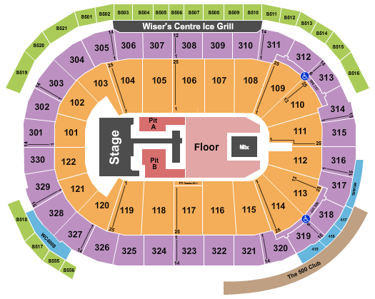 Rogers Arena Seating Chart: Teddy Swims