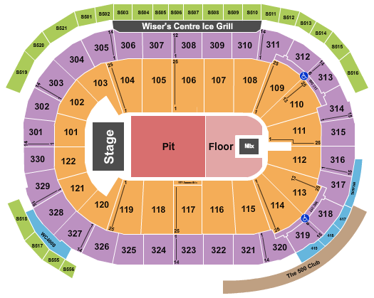 Rogers Arena Seating Chart: The Strokes