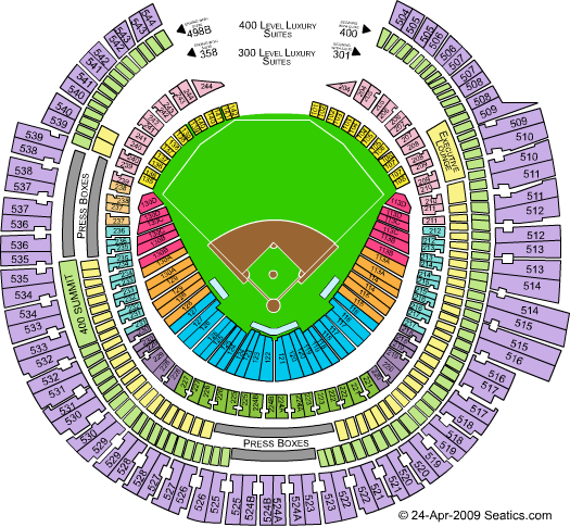 Rogers Centre Seating Chart