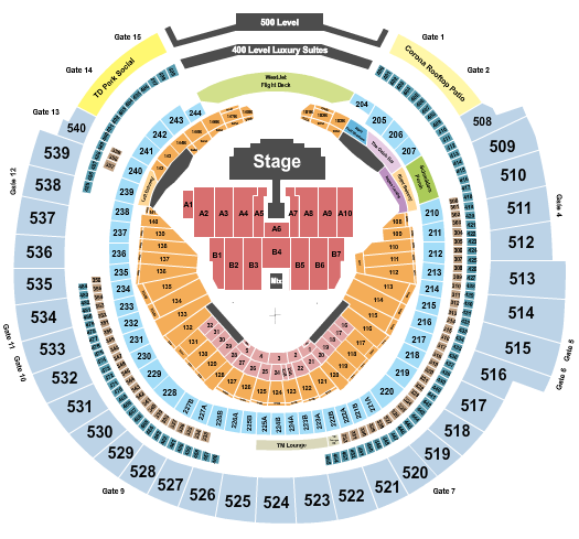 Rogers Centre Seating Chart: Diljit Dosanjh