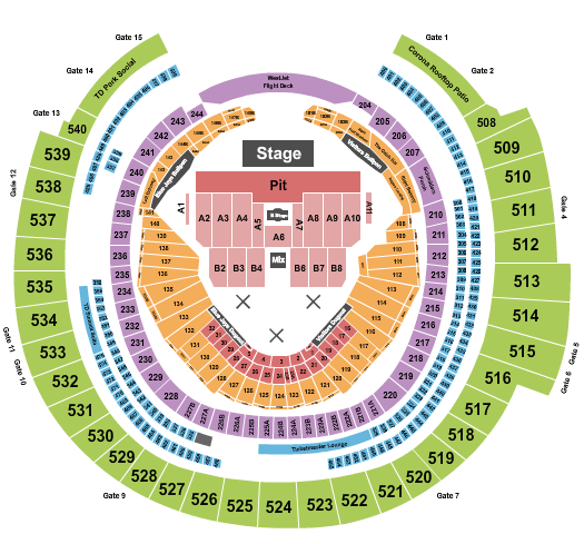 Rogers Centre Seating Chart: My Chemical Romance