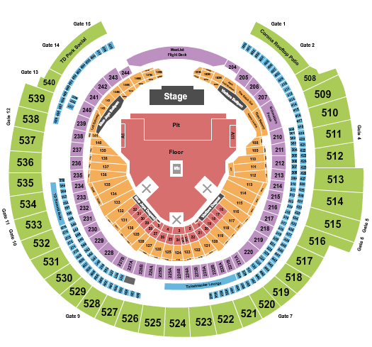 Rogers Centre Seating Chart: Rufus Du Sol