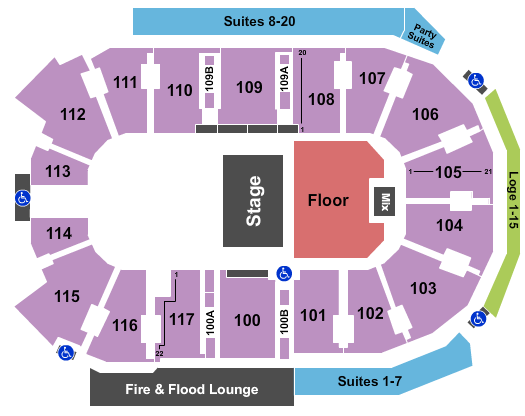 Rogers Forum Seating Chart: Halfhouse 3