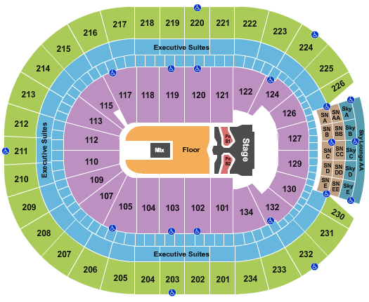 Rogers Place Seating Chart: CCMA Awards Show