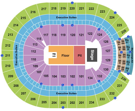 Rogers Place Seating Chart: City and Colour