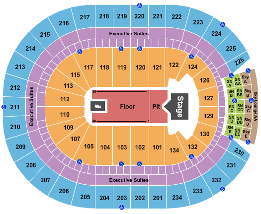 Rogers Place Seating Chart: Cody Johnson