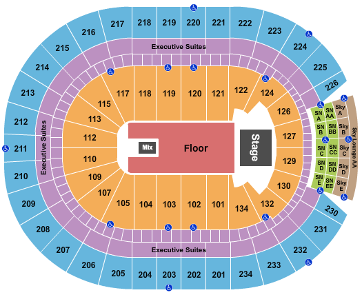 Rogers Place Seating Chart: Endstage 2