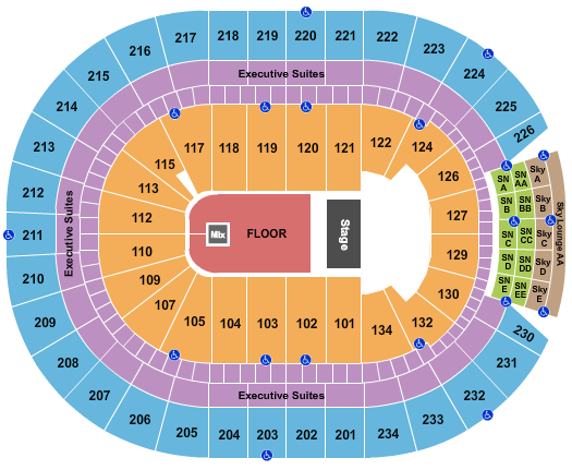 Rogers Place Seating Chart: GA Floor
