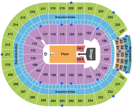 Rogers Place Seating Chart: Greta Van Fleet