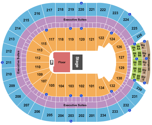 Rogers Place Seating Chart: Half House 2