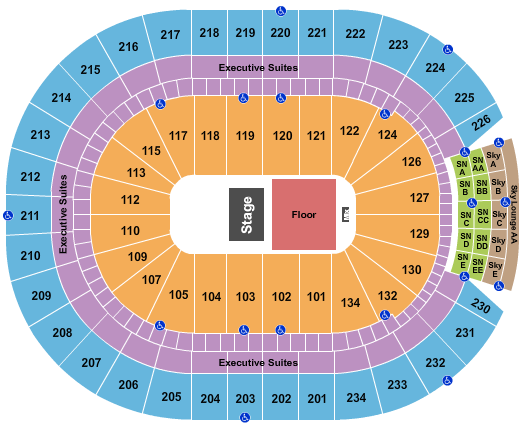 Rogers Place Seating Chart: Half House