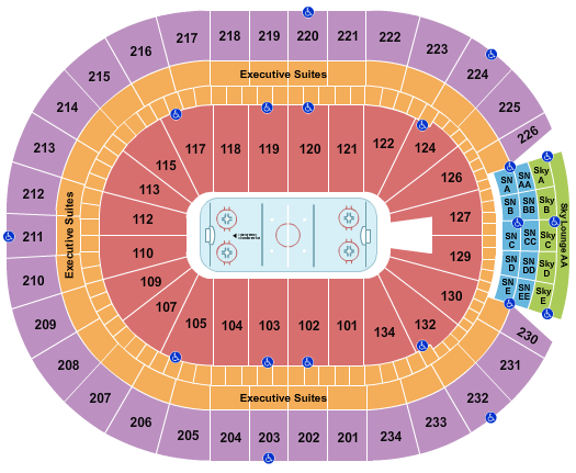 Rogers Place Seating Chart: Hockey