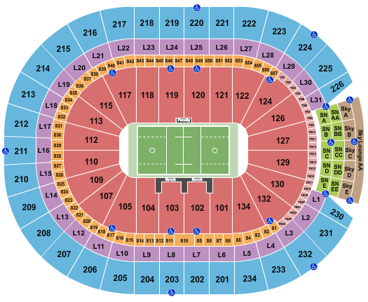 Rogers Place Seating Chart: Lacrosse