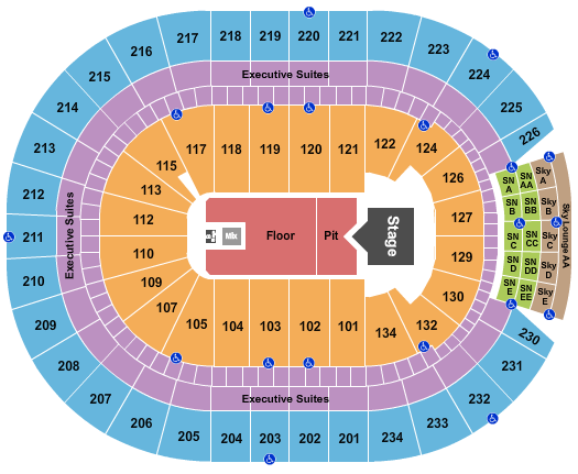 Rogers Place Seating Chart: Sam Hunt