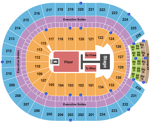 Rogers Place Seating Chart: Tate McRae