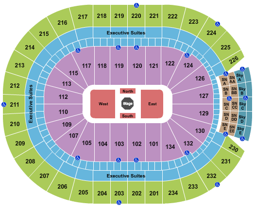 Rogers Place Seating Chart: UFC