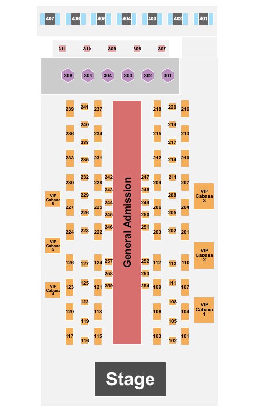 Rollertown Beerworks Seating Chart: GA & Tables