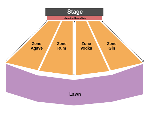The Obsidian Spirits Amphitheater Seating Chart: Endstage 2023