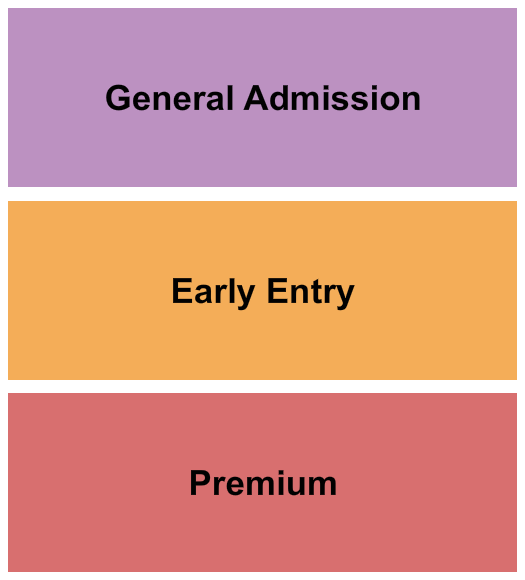 Rolling Hills Community Church Seating Chart: Prem/Early Entry/GA