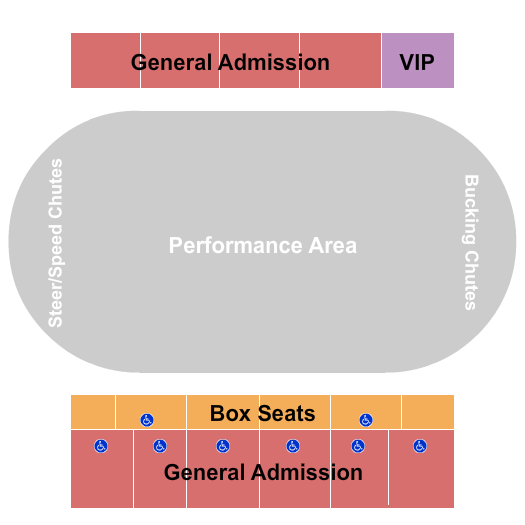 Roots N Boots Queen Creek Seating Chart: Rodeo