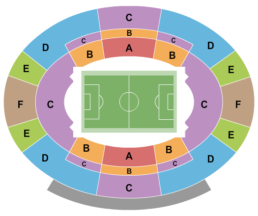 Rose Bowl Stadium - Pasadena Seating Chart: LA28 - Football (Soccer)