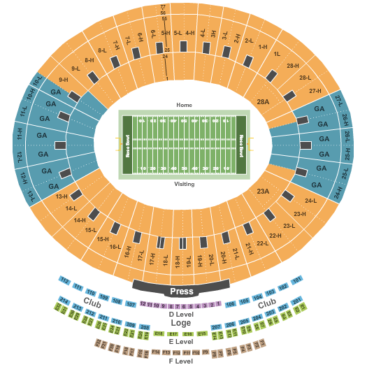 Rose Bowl Tickets Pasadena, CA Rose Bowl events 2016 Schedule