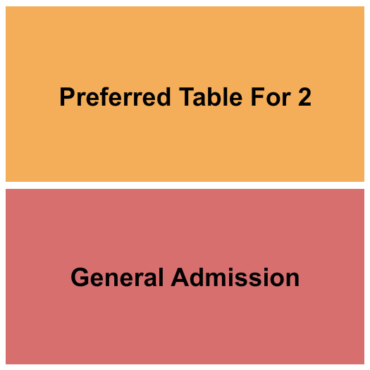 Rose City Comedy Seating Chart: GA & Preferred Table