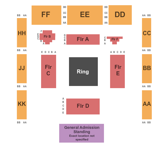 Roseland Theater Map