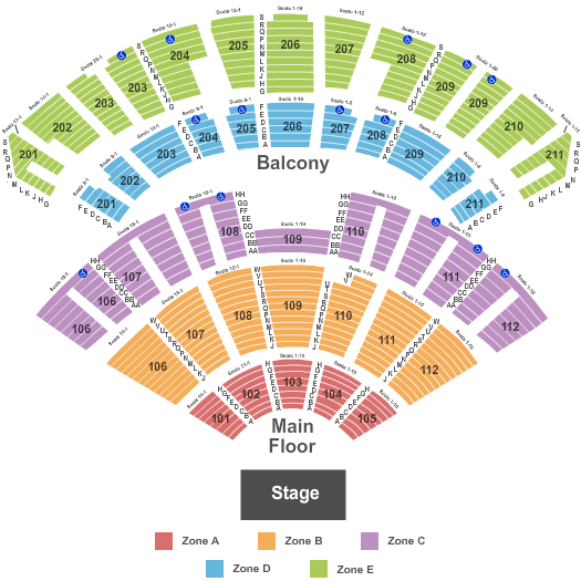 Stephens Auditorium Seating Chart