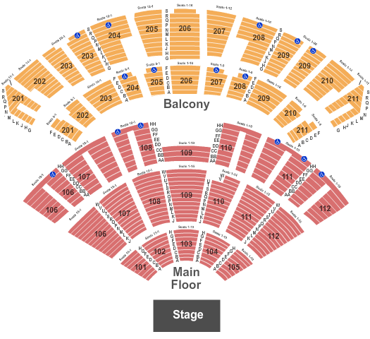 Rosemont Theatre Seating Chart
