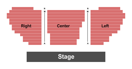 Rosen Arts Center Seating Chart: End Stage