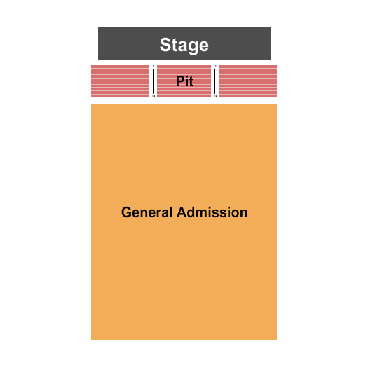 Round Rock Amphitheater Seating Chart: Reserved Pit/GA