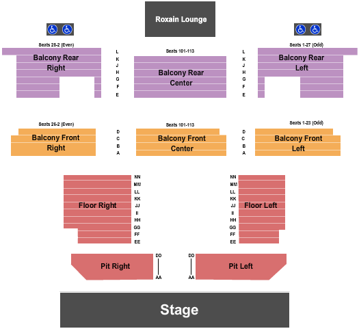 Roxian Theatre Map