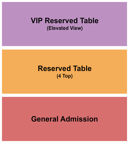 Roxy Event Center - TX Seating Chart: GA/Reserved/VIP