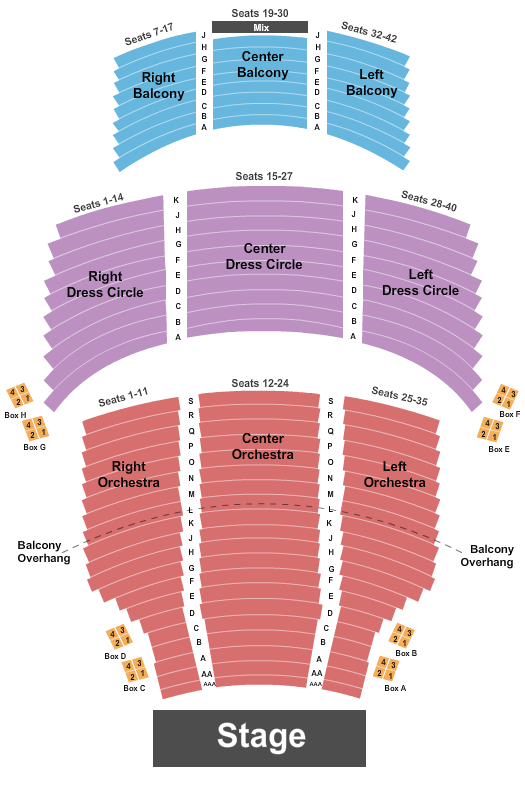 Royal Alexandra Theatre Seating Chart: Endstage 2