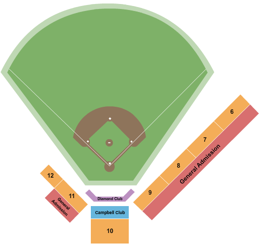 Royal Athletic Park Seating Chart: Baseball